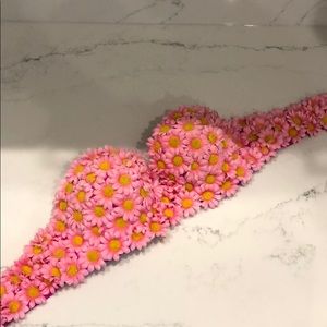 Handmade Pink/Yellow Victoria Secret Bra Top